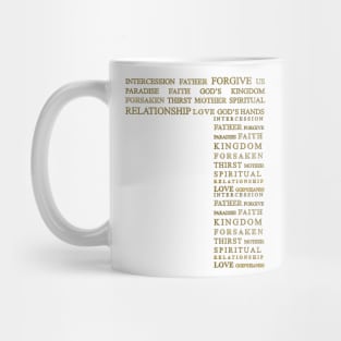 Positive Spiritual Words design features a number 7 Mug